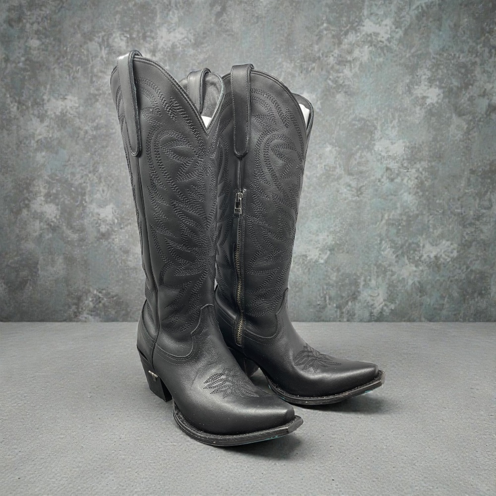 Smokeshow Jet Black boots by Lane -  7.0 - Good condition